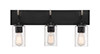 Fulton Three Light Bath Bar Vanity in Matte Black (43|D202M3BMB)