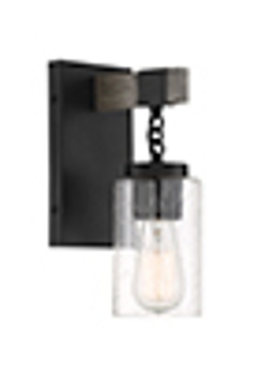 Fulton One Light Wall Sconce in Matte Black (43|D202M1BMB)