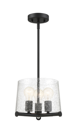 Matteson Three Light Pendant in Matte Black (43|95831MB)