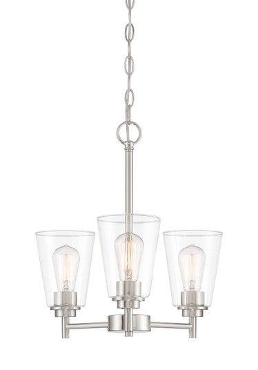 Westin Three Light Chandelier in Satin Platinum (43|95783SP)