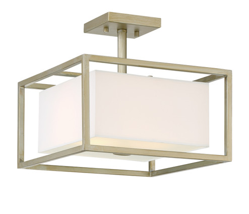 Chloie Two Light Semi-Flush Mount in Gold (Sterling) (43|94111SG)