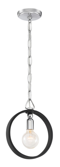 Huxton One Light Mini Pendant in Black (43|93430BK)