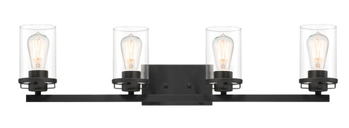 Jedrek Four Light Bath in Black (43|93304BK)