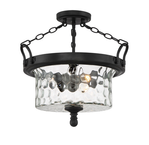 Amilla Three Light Semi-Flush Mount in Natural Iron (43|92311NI)