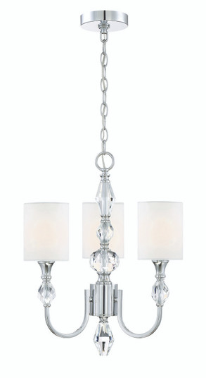Evi Three Light Chandelier in Chrome (43|89983CH)