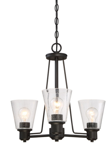 Printers Row Three Light Chandelier in Oil Rubbed Bronze (43|88083ORB)