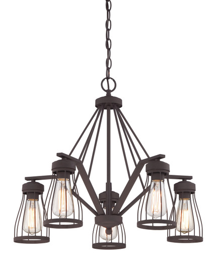 Brooklyn Five Light Chandelier in Bronze (43|86885BZ)