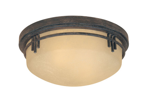 Mission Ridge Two Light Flushmount in Warm Mahogany (43|82121WM)