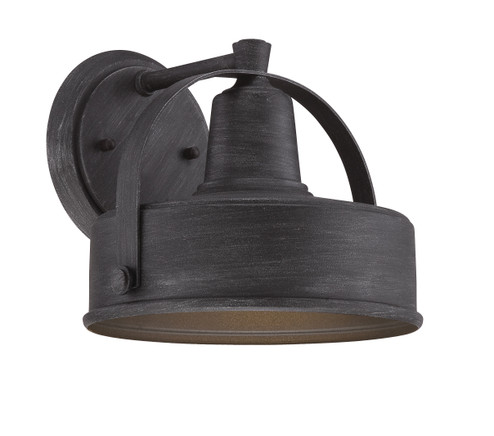 Portland-DS One Light Wall Lantern in Weathered Pewter (43|33121WP)