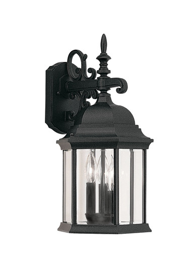 Devonshire Three Light Wall Lantern in Black (43|2981BK)