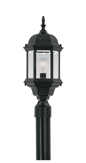 Devonshire One Light Post Lantern in Black (43|2976BK) Devonshire One Light Post Lantern in Black (43|2976BK)