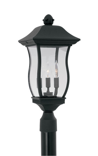 Chelsea Three Light Post Lantern in Black (43|2726BK)