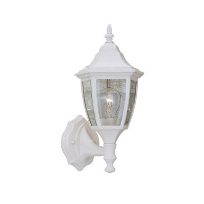 Builder Cast Aluminum One Light Wall Lantern in White (43|2462WH)