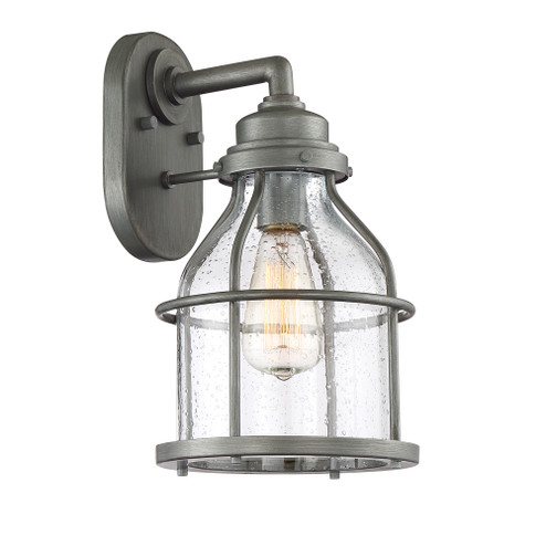 Brensten One Light Wall Lantern in Weathered Iron (43|23131WI)