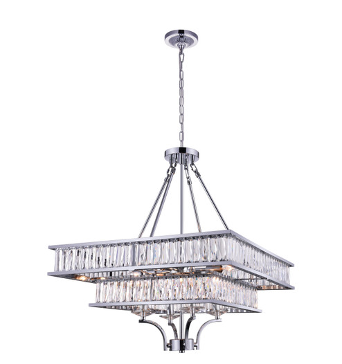 Shalia Eight Light Chandelier in Chrome (401|9972P238601)