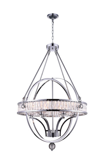 Arkansas Six Light Chandelier in Chrome (401|9957P306601)