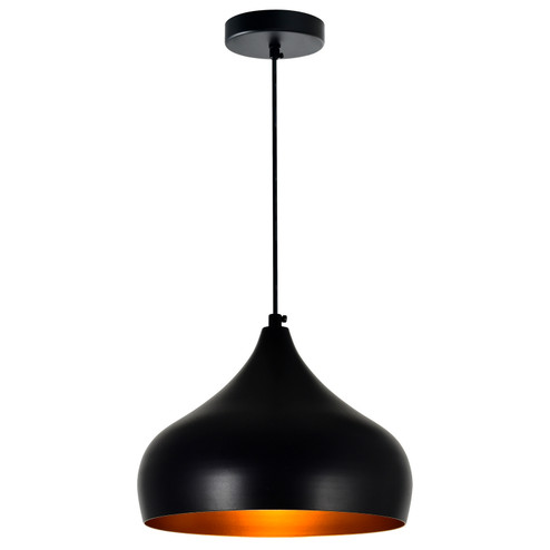 Dynamic One Light Pendant in Black (401|9633P91101)