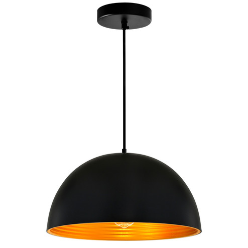 Modest One Light Pendant in Black (401|9629P161101)