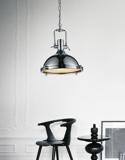 Show One Light Pendant in Chrome (401|9602P161601)