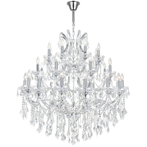 Maria Theresa 33 Light Chandelier in Chrome (401|8318P42C33Clear) Maria Theresa 33 Light Chandelier in Chrome (401|8318P42C33Clear)