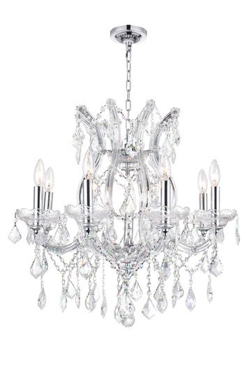 Maria Theresa Nine Light Chandelier in Chrome (401|8311P24C9Clear)