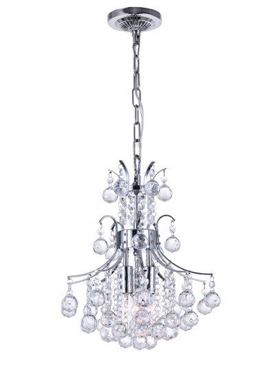 Princess Three Light Mini Chandelier in Chrome (401|8012P12C)