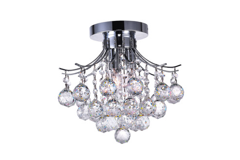 Princess Three Light Flush Mount in Chrome (401|8012C12C)