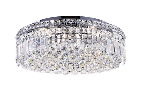 Colosseum Eight Light Flush Mount in Chrome (401|8005C20CR)