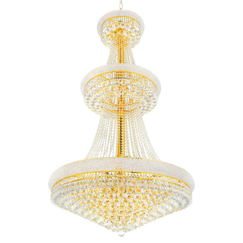 Empire 34 Light Chandelier in Gold (401|8001P36G)
