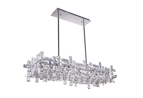 Arley 12 Light Island Chandelier in Chrome (401|5689P3512601)