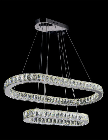 Milan LED Chandelier in Stainless Steel (401|5628P34ST2O)