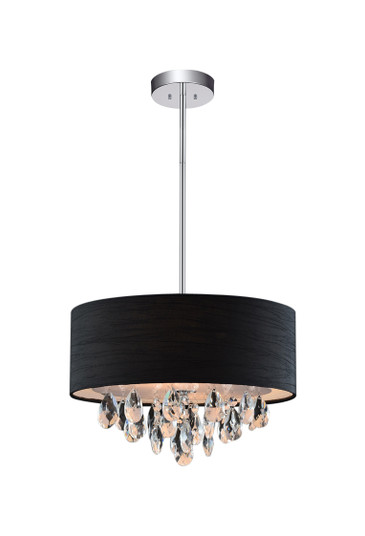 Dash Three Light Chandelier in Chrome (401|5443P14CBlack)