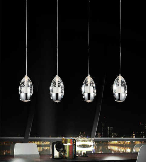 Perrier LED Pendant in Chrome (401|5077P22CRC)