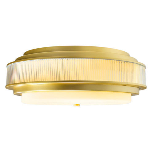 Valdivia Five Light Flush Mount in Satin Gold (401|1567C225602)