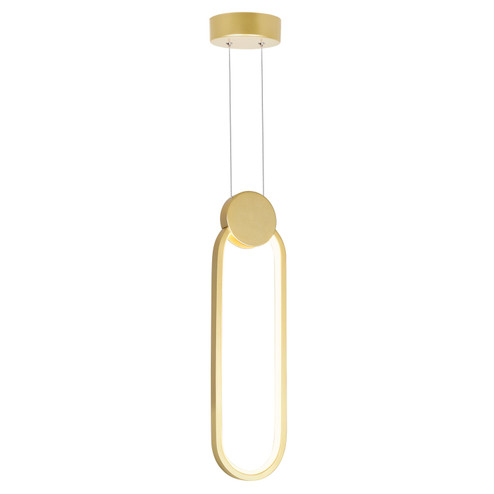 Pulley LED Mini Pendant in Satin Gold (401|1297P41602)