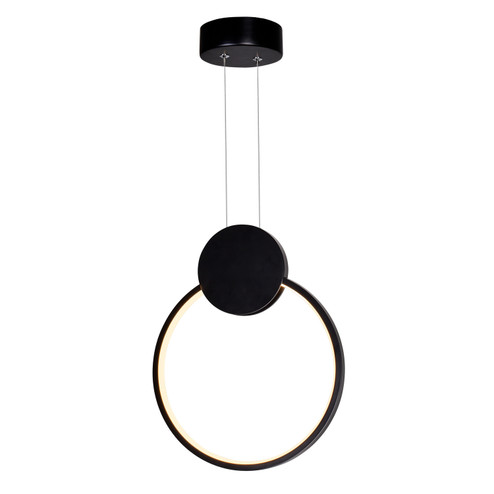 Pulley LED Mini Pendant in Black (401|1297P121101)