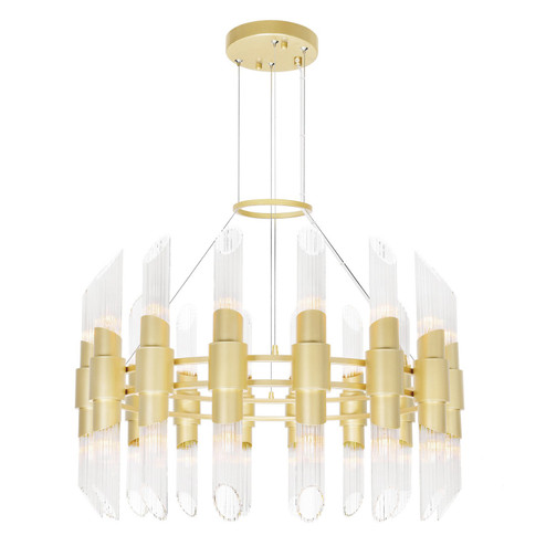 Croissant 32 Light Chandelier in Satin Gold (401|1269P3232602)