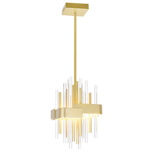 Millipede LED Mini Pendant in Satin Gold (401|1245P8602)