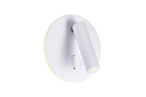 Private I LED Wall Sconce in Matte White (401|1241W6103)