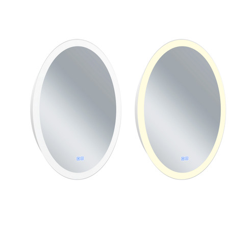 Agostino LED Mirror in White (401|1234W22O)