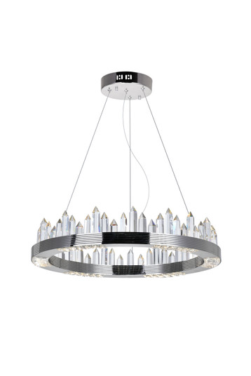 Agassiz LED Chandelier in Polished Nickel (401|1218P24613)