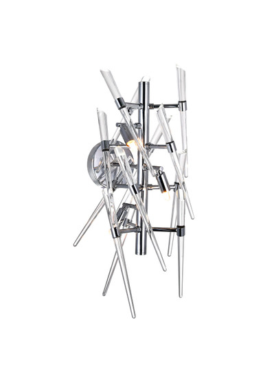 Icicle Three Light Wall Sconce in Chrome (401|1154W113601)