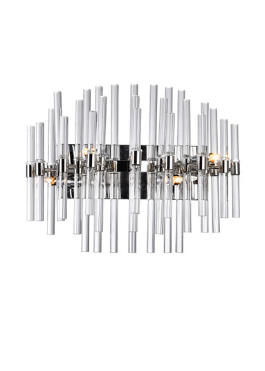 Miroir Four Light Vanity in Polished Nickel (401|1137W184613)