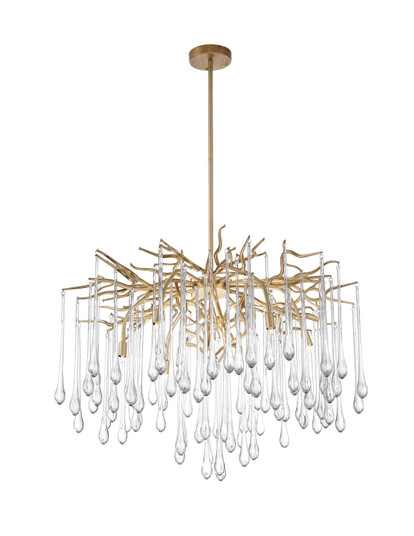 Anita Six Light Chandelier in Gold Leaf (401|1094P266620)