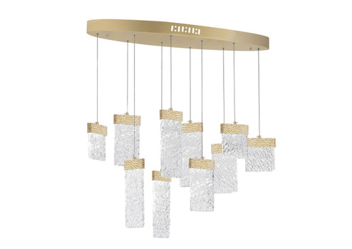 Carolina LED Chandelier in Gold Leaf (401|1090P4010620O)