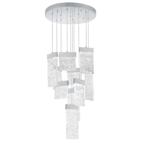 Carolina LED Chandelier in Pewter (401|1090P2010269)