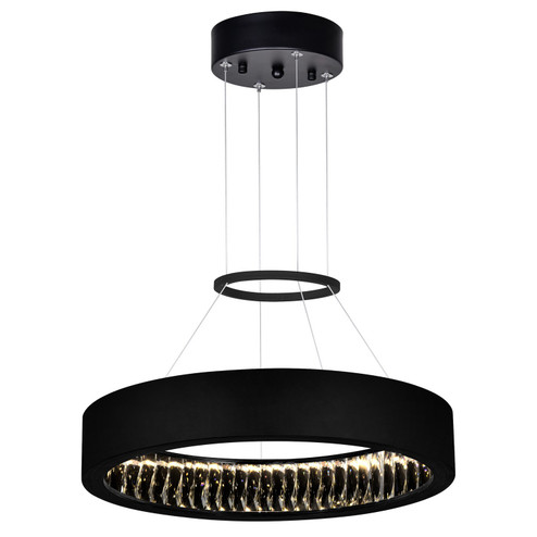Rosalina LED Chandelier in Matte Black (401|1040P20101)