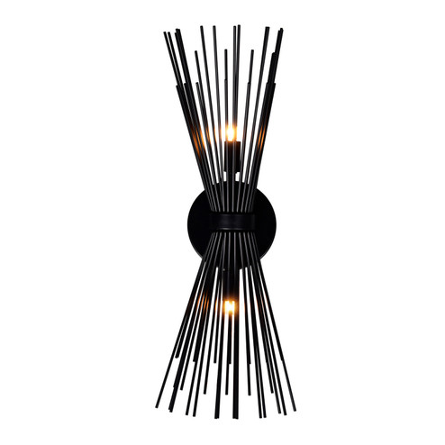 Savannah Two Light Wall Sconce in Black (401|1034W82101)