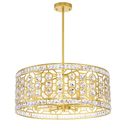 Belinda Six Light Chandelier in Champagne (401|1026P236193)