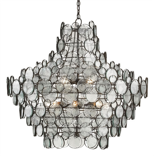 Galahad 12 Light Chandelier in Clear/Bronze (142|9520)
